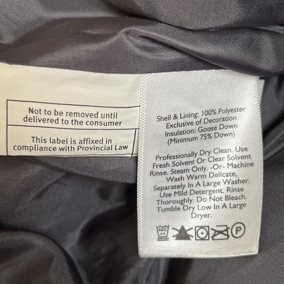 Eddie Bauer EB550 Fill Puffer Goose Down Vest Womens Medium Black Outdoor Casual - Picture 8 of 11